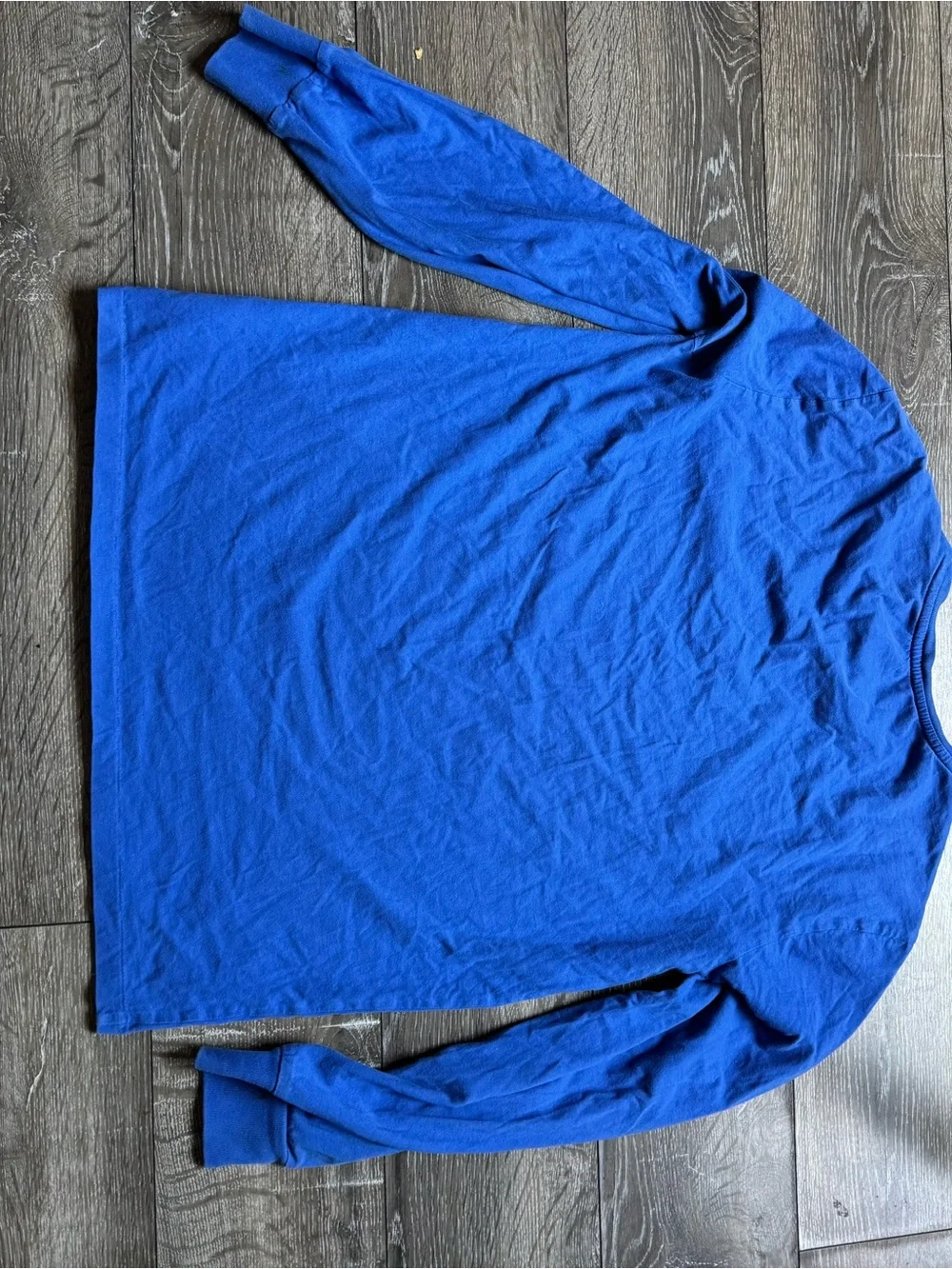 Polo by Ralph Lauren Royal Blue Long-Sleeve Tee with Red Pony
